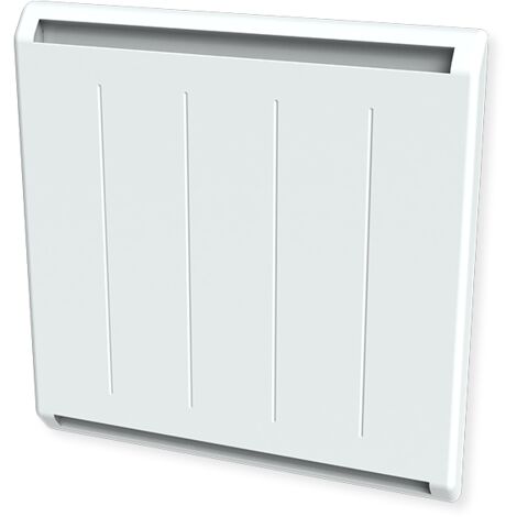 Carrera – Radiateur à inertie 1000W – Double cœur céramique – Thermostat électronique – Programmation hebdomadaire – Volume chauffé 10m²