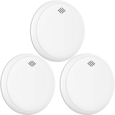 Détecteur de fumée et de monoxyde de carbone Aroha Safety Pro Sleep Line - Batterie 10 ans - Alarme incendie et détecteur de CO - 3 pièces