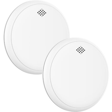 Détecteur de fumée et de monoxyde de carbone Aroha Safety Pro Sleep Line - Batterie 10 ans - Alarme incendie et détecteur de CO - 2 pièces