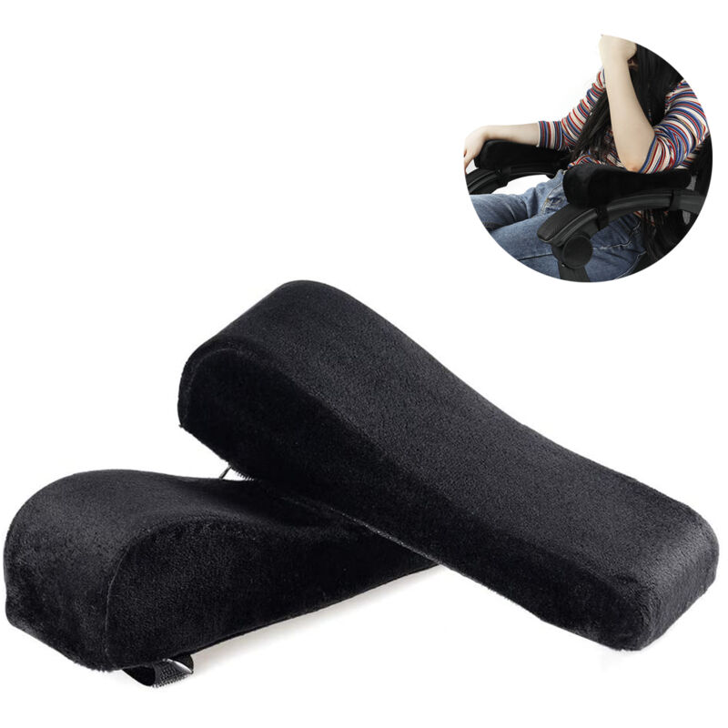 Coussins D'accoudoirs Ergonomiques Zerodeko - Mousse Haute Résilience, Antidérapants, Pour Chaise De Bureau/gaming