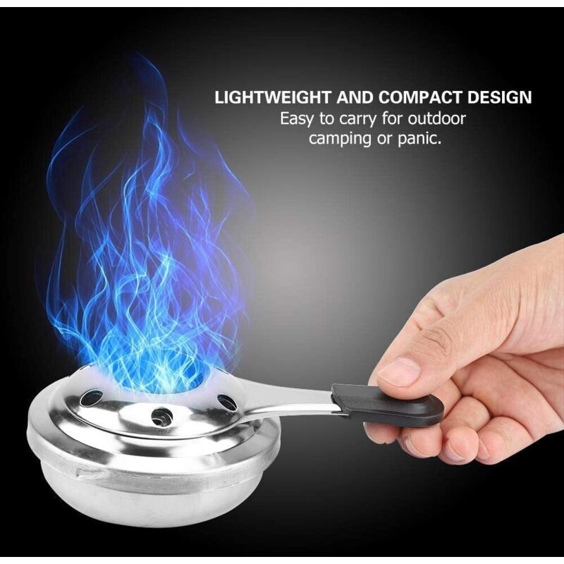 Brûleur Aluminium Doré Compact Petit Brûleur à Alcool Portable En Aluminium Doré - Pour Camping, Survie, Laboratoire, Chauffe 5h, 200g Chauffage Alcool Expériences Scientifiques Brûleur Aluminium Doré Compact Petit Brûleur à Alcool Portable En Aluminium Doré - Pour Camping, Survie, Laboratoire, Chauffe 5h, 200g Chauffage Alcool Expériences Scientifiques