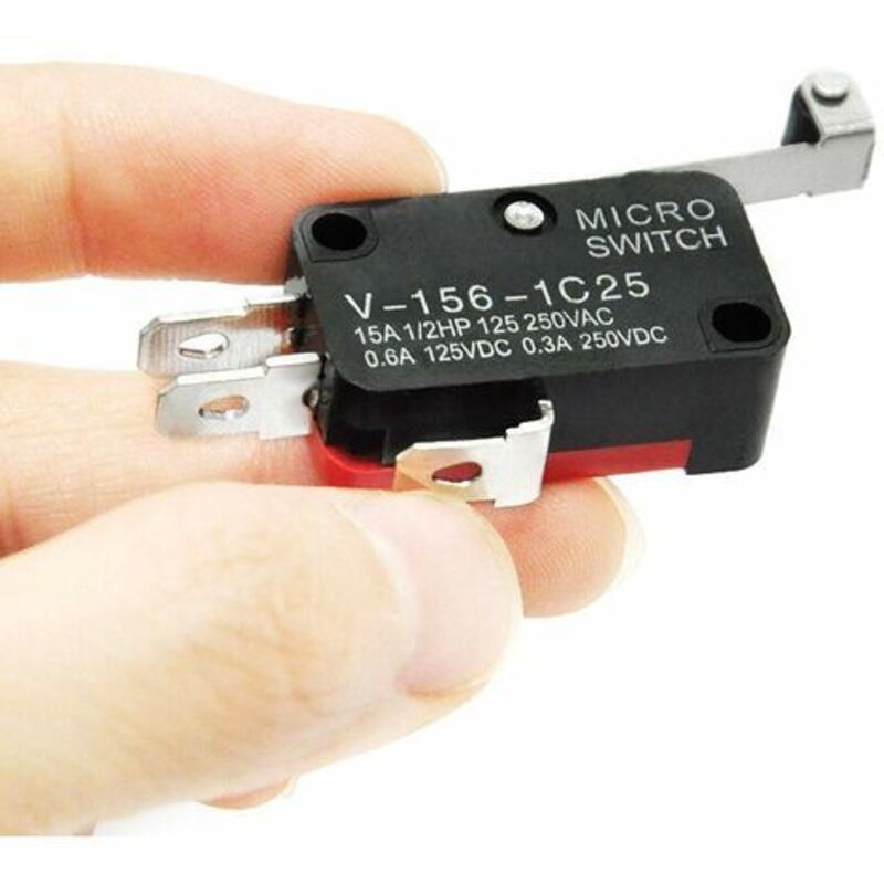 Lot De 10 Micro-interrupteurs Bouton Poussoir 3 Broches - 1A 125V - Pour Souris, Appareils électroniques, Bricolage - SPDT Longue Durée