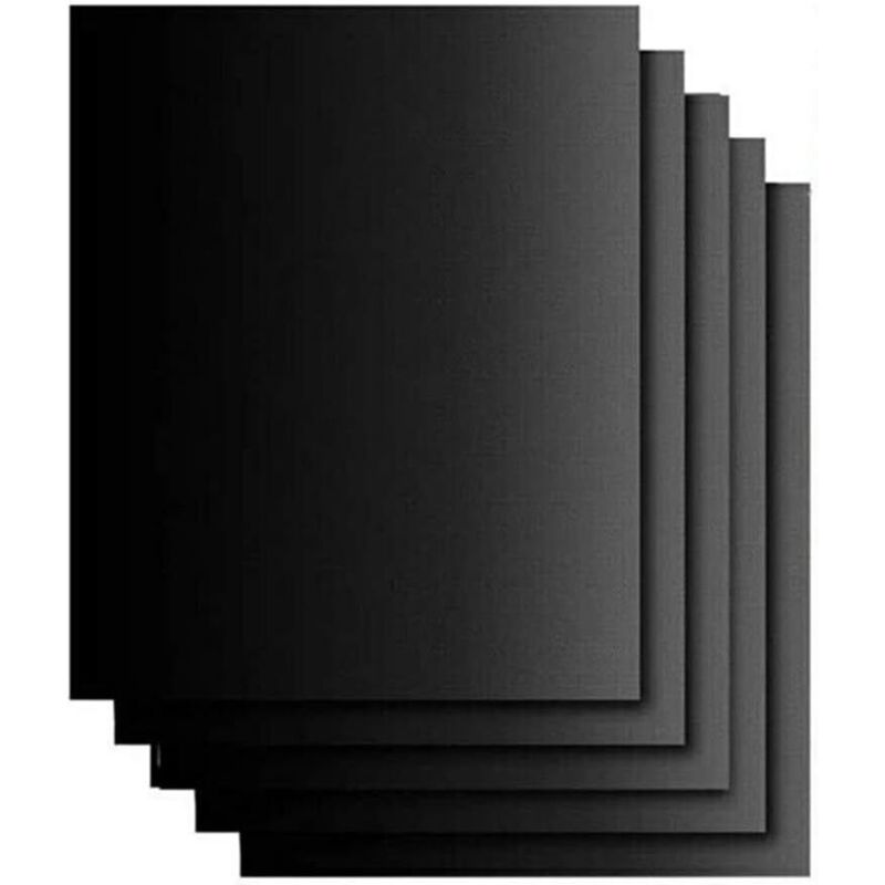 Lot De 4 Tapis De Barbecue En Téflon Antiadhésif – 42x36 Cm Découpables, Réutilisables Pour Grill, Four, Friteuse à Air