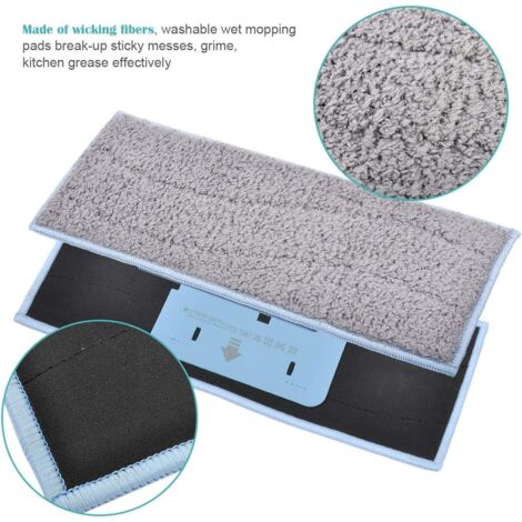 Lot De 6 Serpillères Lavables Compatibles IRobot Braava Jet M6 – Tampons Secs Microfibre