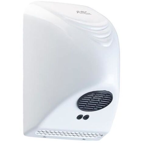 Sèche-mains Vitech automatique à double jet d'air pulsé blanc 1800W