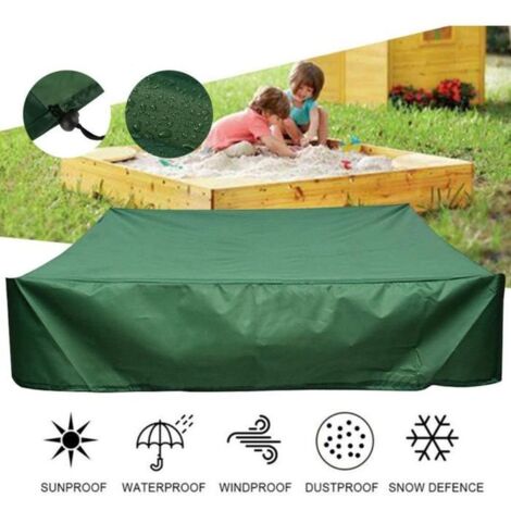 Housse de bac à Sable avec Cordon de Serrage, Bâche bac à Sable, 420D Oxford, 120x120cm, Bache de Protection étanche et - Jeux - Jouets Housse de bac à Sable avec Cordon de Serrage, Bâche bac à Sable, 420D Oxford, 120x120cm, Bache de Protection étanche et - Jeux - Jouets
