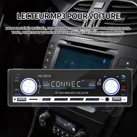 Récepteur de Radio FM de voiture avec écran de pre... - Grandado