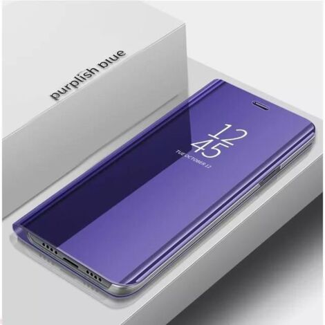 Étui Miroir - Samsung - S23 Ultra - Cuir - Violet - Rigide (1/4)
