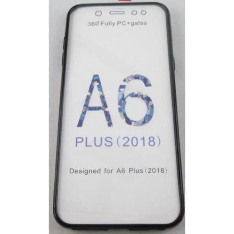 Coque - Samsung - Galaxy A6 2018 Plus - Intégrale - Transparent - Rose poudré (1/3)