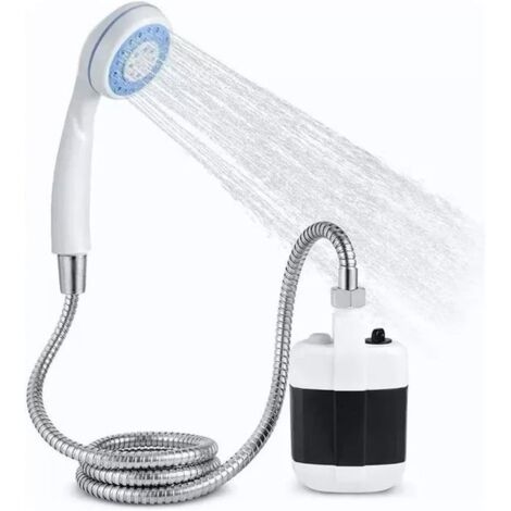 KOCAN Camping Douche 12 V électrique extérieur Douche Seau Pliant Kit