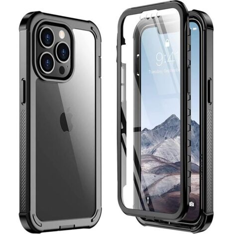 Coque Compatible pour iPhone 13 Pro Max 6,7 Pouce 360 Degrés Full Body Bumper de Antichoc Protection avec Protecteur d\'écran (1/4)