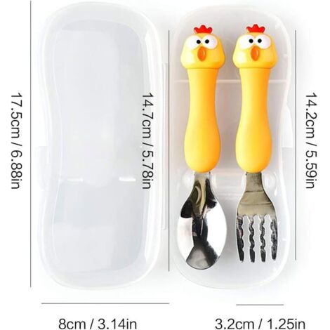 Ensemble De Couverts Vintage – Cuillère Et Fourchette – Motif Squelette Sirène – Inox