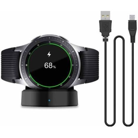 Chargeur pour Samsung Galaxy Watch 42 mm 46 mm SM-R800 R810 R815 Support de Charge Portable avec câble