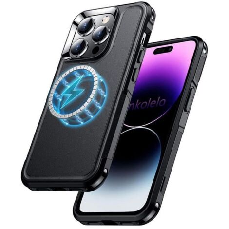Coque de protection - - iPhone 14 Pro - Antichoc - Ultra mince - Noir (1/4)