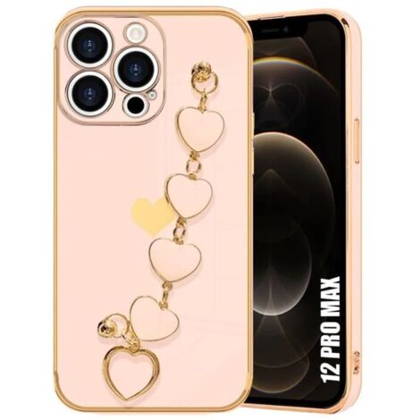 Coque - Mixte - iPhone 12 Pro Max - Protection TPU - Antichoc - Souple - Motif Cœur (1/4)