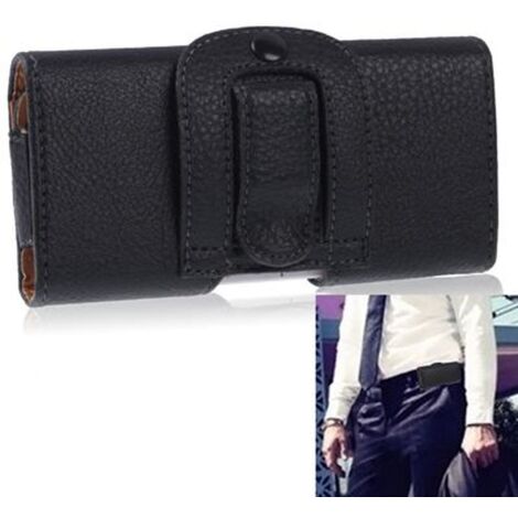 Etui cuir - - iPhone 5 - Protection chocs - Clip ceinture - Cuir synthétique (1/4)