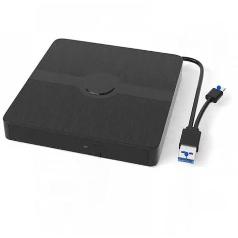 Lecteur Blu-ray externe USB 3.0 et graveur BD Type-C Combo Lecteurs optiques 3D Label