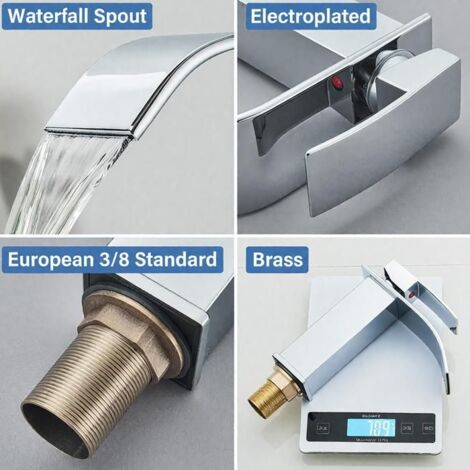 Mitigeur Lavabo Robinet Salle de Bain Robinets de lavabo à Tiroir en