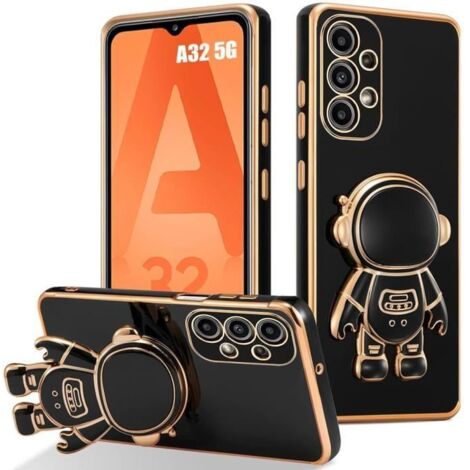 Coque de protection - - Samsung Galaxy A32 5G - Silicone - Antichoc - Support Astronaute (1/4)
