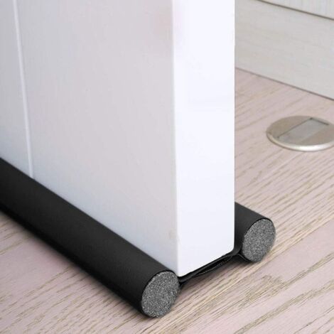 Boudin de porte double isolant – Protection contre le froid et le bruit – Longueur 96 cm – Matériaux coton mousse EPE et tissu non tissé – Einemgeld