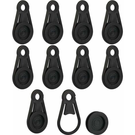 10 Pièces Clips de Bâche, Pince pour Bache, Pinces à Bâche Pinces à Pinces d'Arrimage pour Bâche pour Bâches de Voiture, Tentes, Auvents et Bâches de Piscine (1/5)