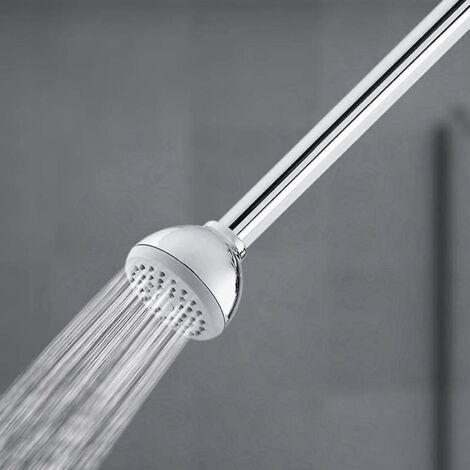 Bras D'extension Pour Pommeau De Douche - 10 Pouces, Acier Inoxydable Chromé, Filetage G1/2, Installation Facile