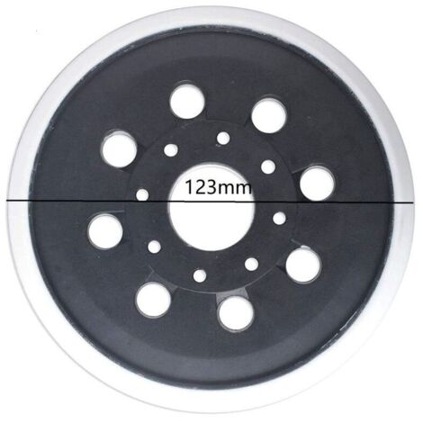 123 mm Plateau de ponçage Compatible avec Bos-ch PEX 220 A,GEX 125-1 AE,PEX 220 AE, Skil 7402/7490,1pièces (1/5)