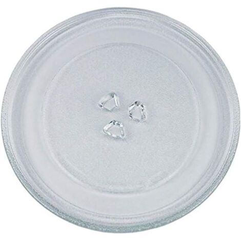 Plateau tournant pour micro-ondes Plaque micro-ondes 24,5 cm Plaque en verre 245 mm Plaque de remplacement du plateau tournant Plaque en verre Plateau tournant en verre pour micro-ondes