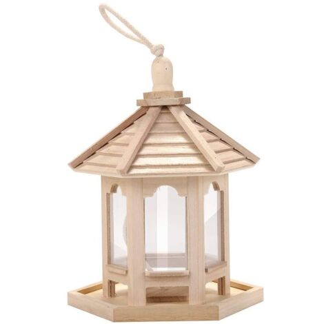 Station d'alimentation suspendue, mangeoire étanche pour oiseaux, mangeoire pour oiseaux sauvages, station d'alimentation pour oiseaux, mangeoire pour oiseaux, accessoires de jardin pour nichoirs à oi