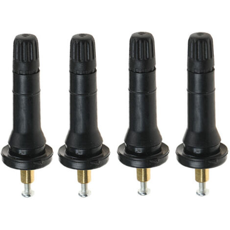 Lot de 4 valves en caoutchouc pour capteur de pression des pneus (1/5)