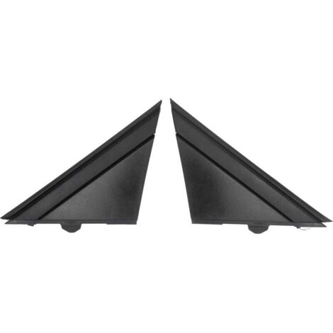 ,Une Paire de Couvertures de Drapeau de Rétroviseur de Porte, 1SH17KX7AA Moulure de Drapeau de Rétroviseur de Porte Décoration Noire Gauche Droite Remplacement pour 500 2012‑2017 (1/5)