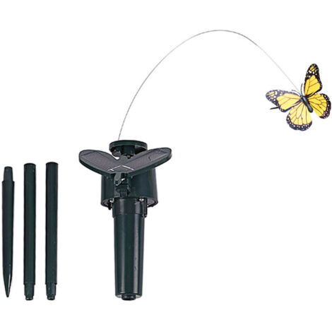 Papillons flottants dansants à énergie solaire, oiseau bourdonnant volant, décoration de jardin et de cour (1/5)