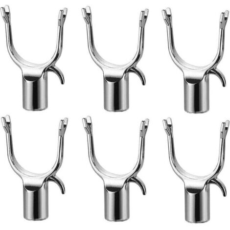 Lot de 6 branches de fruits, support de branche d'arbre en métal, supports de branche durables, supports de plantes, support d'arbre, cadre de support pour branches solides (1/3)