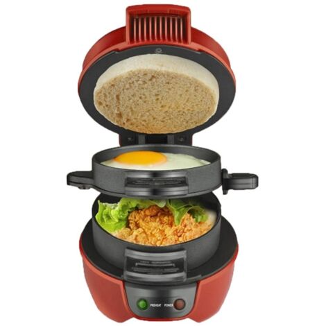 Presse à Hamburger Hamburger Patty Maker Antiadhésif Multifonction Hamburger Omelette Steak Petit Déjeuner Sandwich Machine Prise