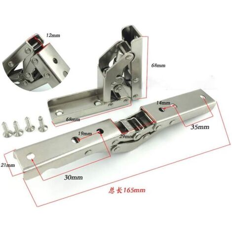 Lot De 4 Charnière 90 Degrés, Réglables 90 Degrés Charnière De Porte Armoire, Charnière Porte Placard Dissimulée, Pour Portes Complètement En Applique Et Rentrant De Meubles Armoires