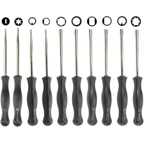 10 pieces Regler le carburateur Outil de reglage de tournevis Kit avec Nettoyage de carb Aiguilles Brosses pour Poulan Artisan 2 (1/4)