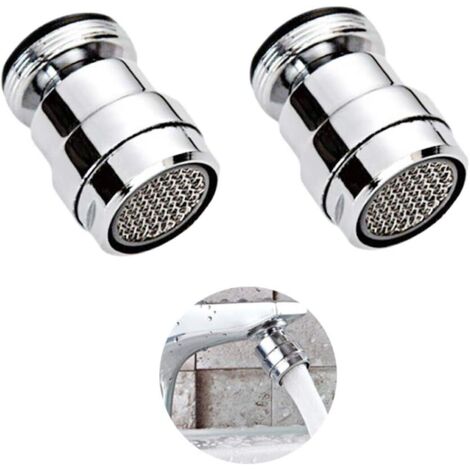 Filtre/Économiseur d'eau en acier inoxydable du filetage 22mm / Atomiseur d'eau rotatif 360 / Extension de robinet de cuisine/Aérateur de robinet (1/5)