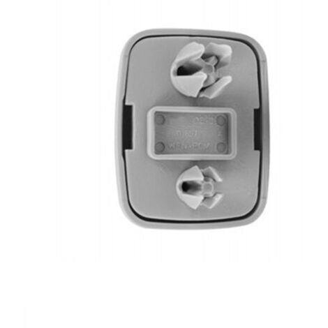 Audi Crochet Clips Pour Visière De Voiture - Support Pare-Soleil Remplacement Compatible Audi A1, A3, A4, A5, Q3, Q5 - Lot De 2, Gris Support Visière Remplacement