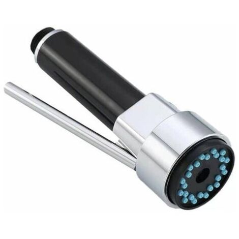 Douchette Robinet Cuisine Laiton Douchette Evier Cuisine Rétractable Mitigeur Douchette Remplacement pour Robinet Douchette Extensible, Chromé, G1/2, (1/4)