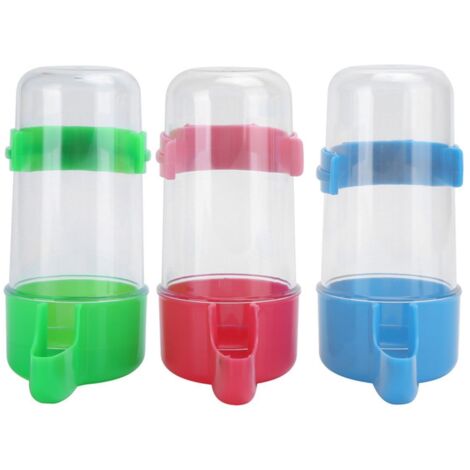 Lot de 3 mangeoires automatiques pour oiseaux, abreuvoir pour perroquets (1/4)