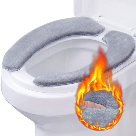 Coussin De Siège De Toilette Rembourré Pour Siège De Toilette Adulte Rembourré Chaud Grand (1/5)