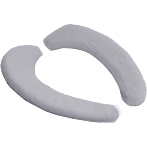 4 Paires Coussin Siège Toilette Tissu - Tapis Toilette Chaud Confort Universel Lavable