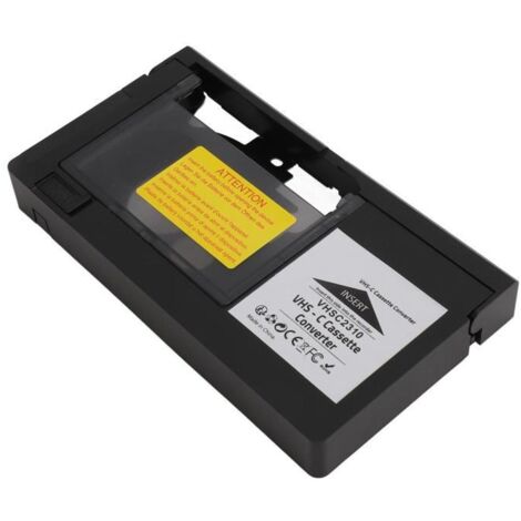 Adaptateur de cassette pour VHS‑C Adaptateur de cassette pour caméscopes Lecture Enregistrement video videoprojecteur (1/4)