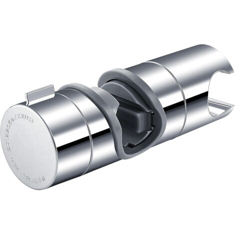 360° Support de Douche - à Main Réglable, Support de Pommeau de Douche à Circonférence 19-25mm, ABS Chromé pour Salle de Bain (1/5)