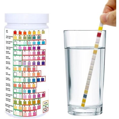 Kit d'analyse de l'eau potable 15 en 1 – Test de dureté, eau du robinet et eau de puits (1/4)