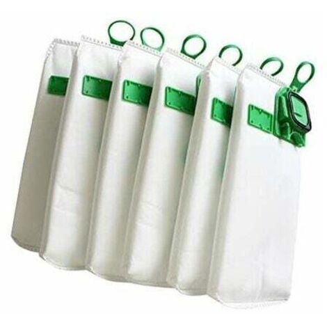 Lot de 6 sacs d’aspirateur haute efficacité pour aspirateur Vorwerk VK140 VK150 FP140 kobold (1/3)