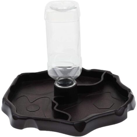 Distributeur d'eau automatique pour reptiles – Abreuvoir en plastique avec bol transparent – 5x5x14cm – Changement d'eau hygiénique – Einemgeld (1/4)