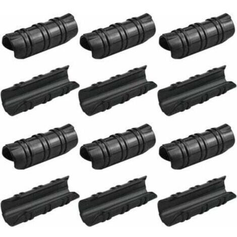 100 Pcs Serre Clips 25Mm Clips Serre De Jardin Résistance Aux Températures Elevées Fixation Bache Serre Durable Facile A Utiliser Pour Fixation Serre Bannière Tuyau Jardin Films - Noir (1/5)