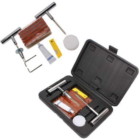 Kit de réparation pour pneu, Coffret de Réparation de Pneu Automobile (1/5)