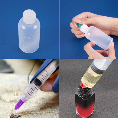 Aiguille prise de pression 1/4'' mâle plastique bleue pour Manomètre